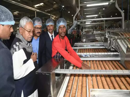 पटना में ब्रिटानिया बिस्कुट का प्रोडक्शन